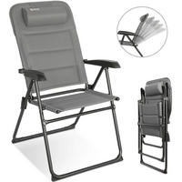 CAMPINGSESSEL - Dunkelgrau, Basics, Textil/Metall (61/12/84cm) - Modante