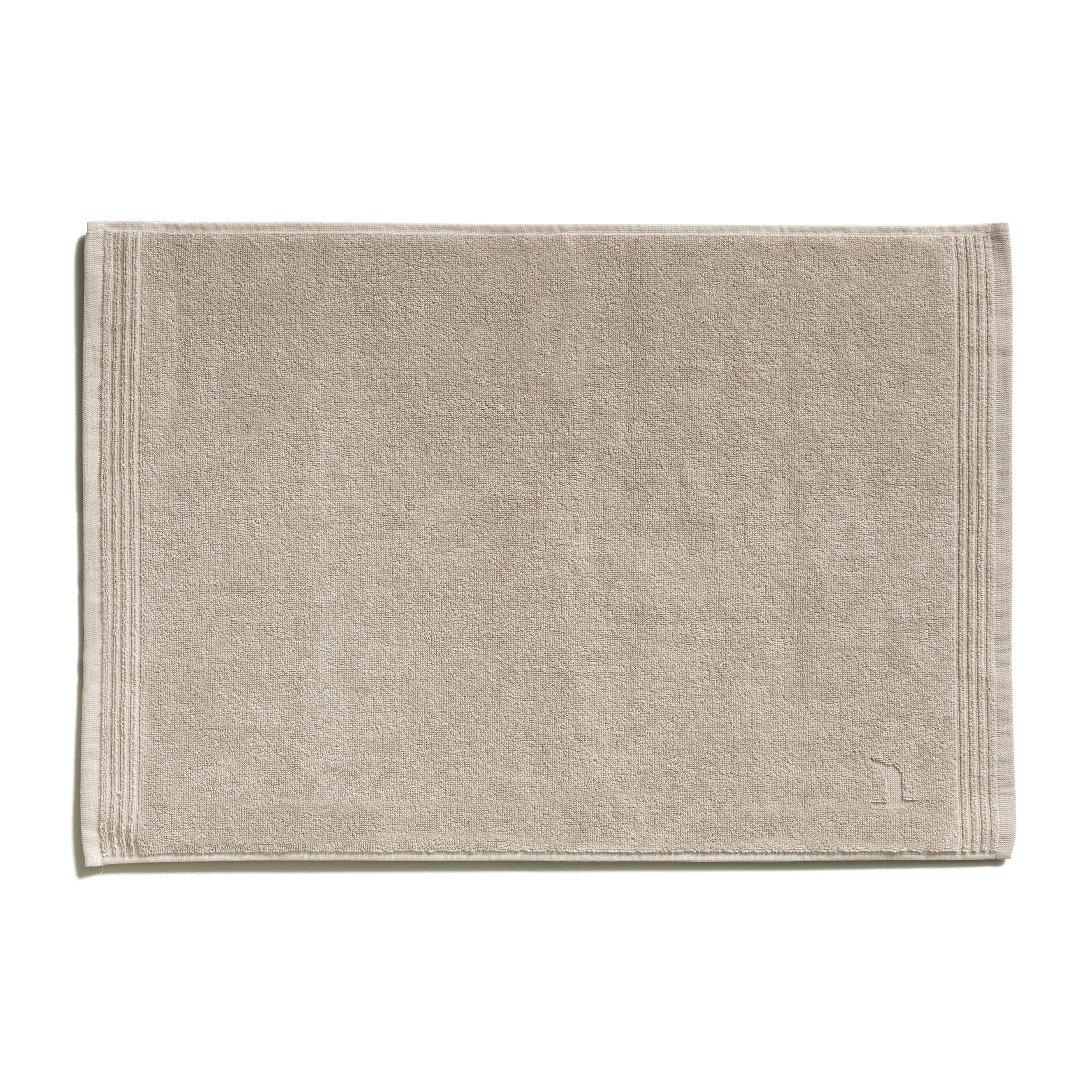 BADEMATTE Beige 50/70 cm  - Beige, Basics, Textil (50/70cm) - Moeve