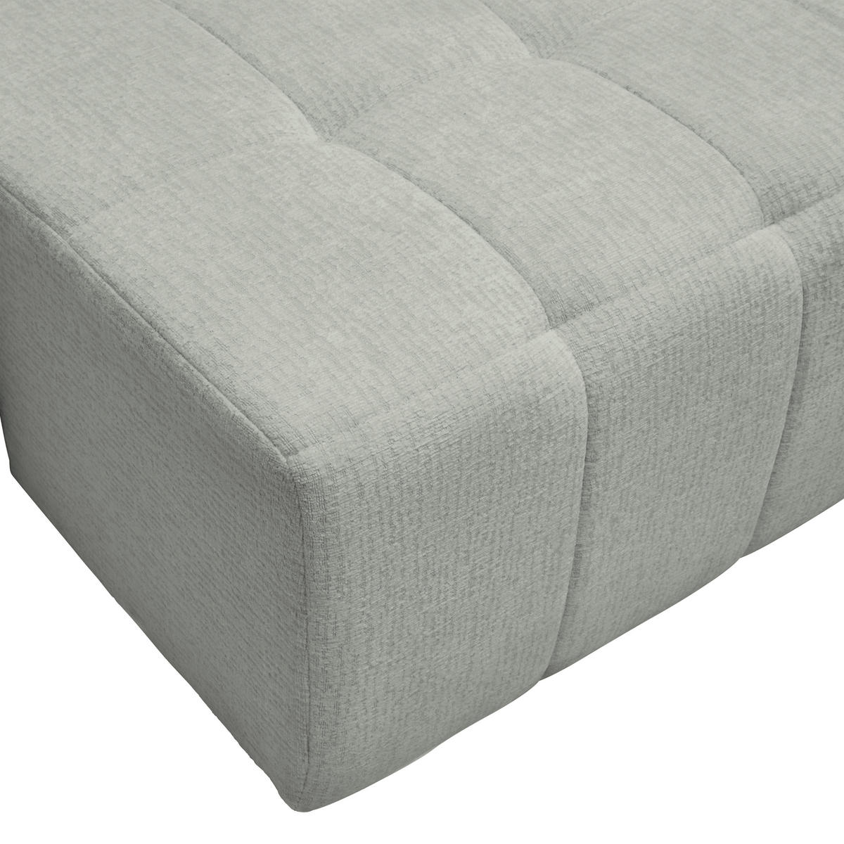SCHLAFSOFA in Chenille, Jacquard Hellgrau  - Hellgrau/Schwarz, Kunststoff/Textil (245/74-90/104cm) - MID.YOU