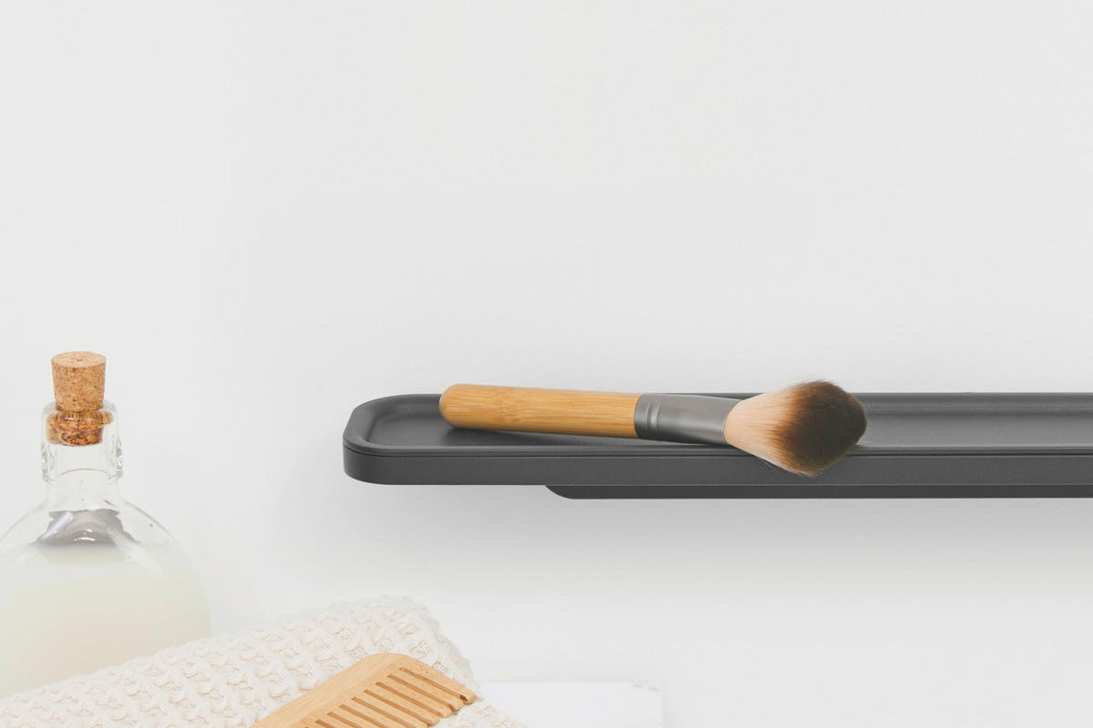 POLICA ZA KUPATILO  metal  - siva, Osnovno, metal (42.1/4.4/8.6cm) - Brabantia