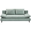 SCHLAFSOFA in Mikrofaser Graublau  - Graublau/Schwarz, Konventionell, Holzwerkstoff/Kunststoff (212/88/101cm) - MID.YOU