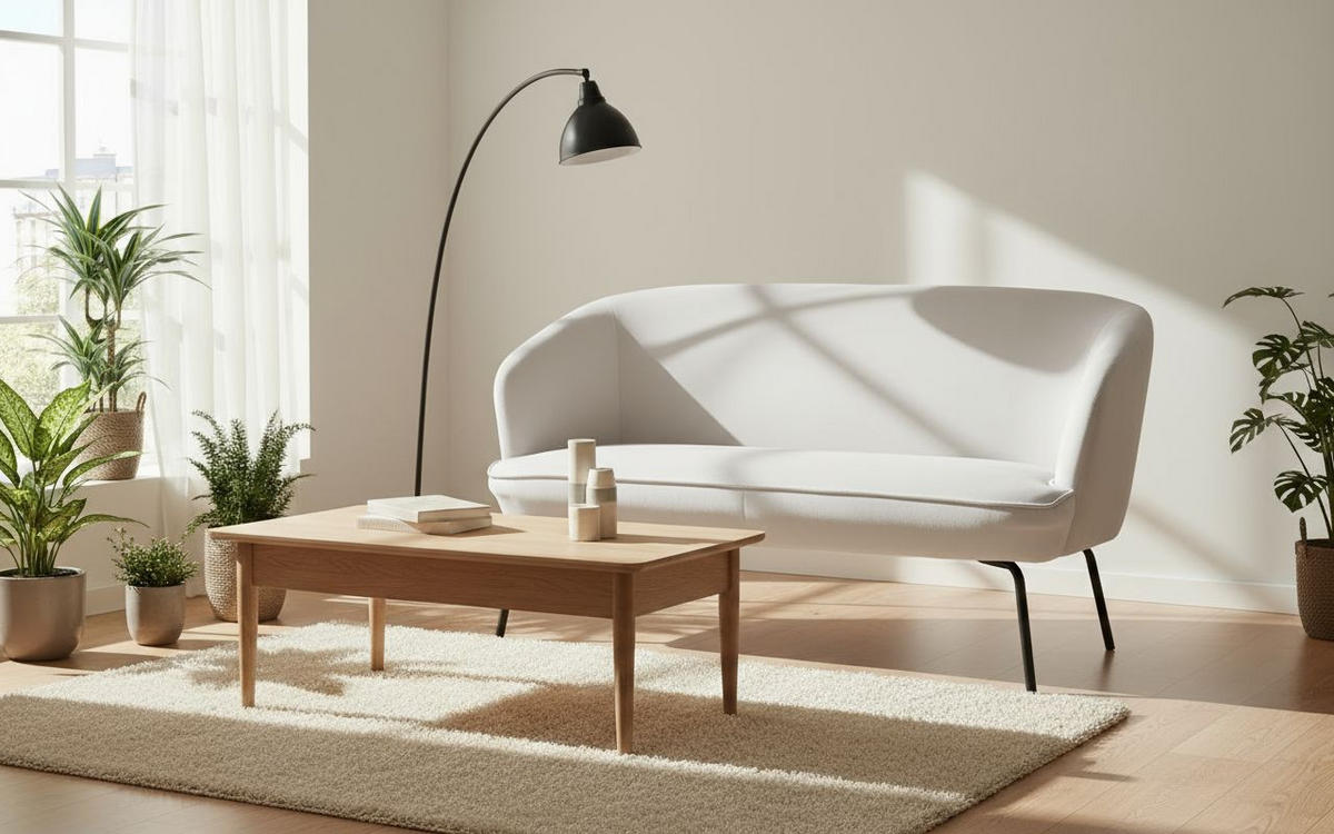 KÜCHENSOFA  - Schwarz/Weiß, MODERN, Textil/Metall (148/77/73cm) - P & B