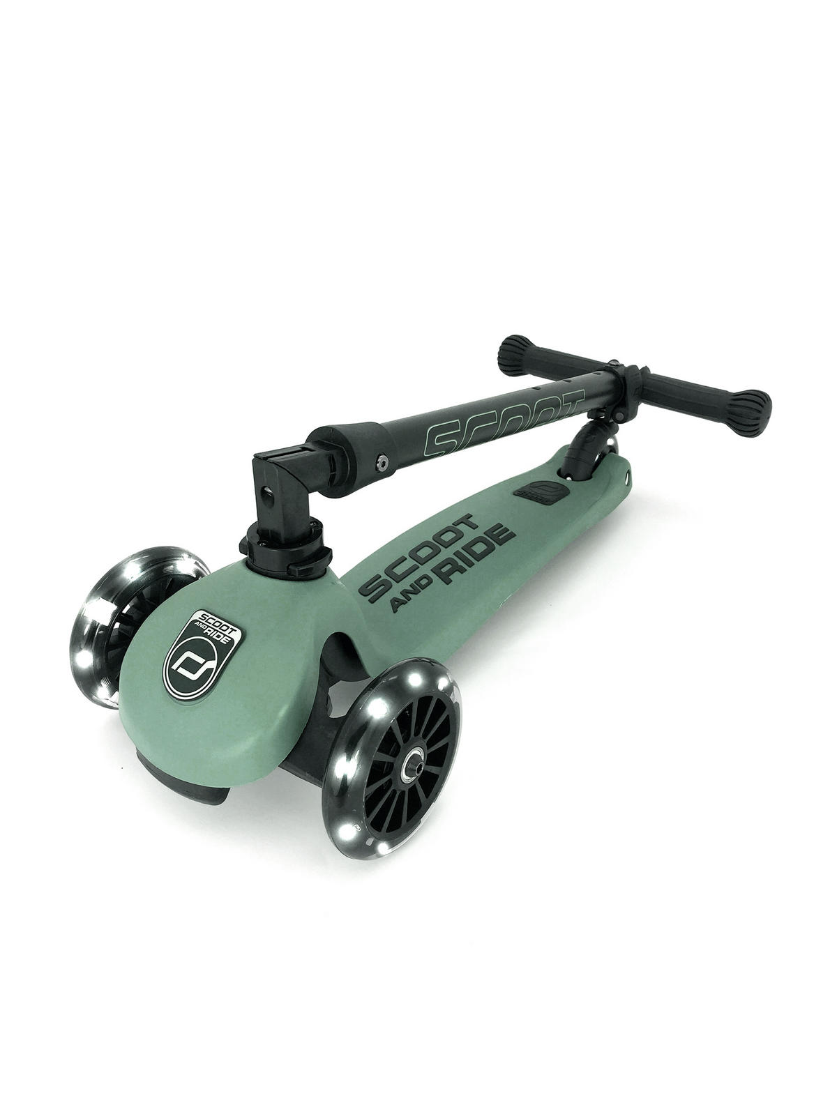 Kinderscooter Highwaykick 3  - Dunkelgrün, Trend, Kunststoff/Metall (24/72cm) - Scoot and Ride