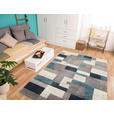 WEBTEPPICH 240/290 cm Astor Grid Grau, Petrol  - Petrol/Grau, Design, Textil (240/290cm) - Novel