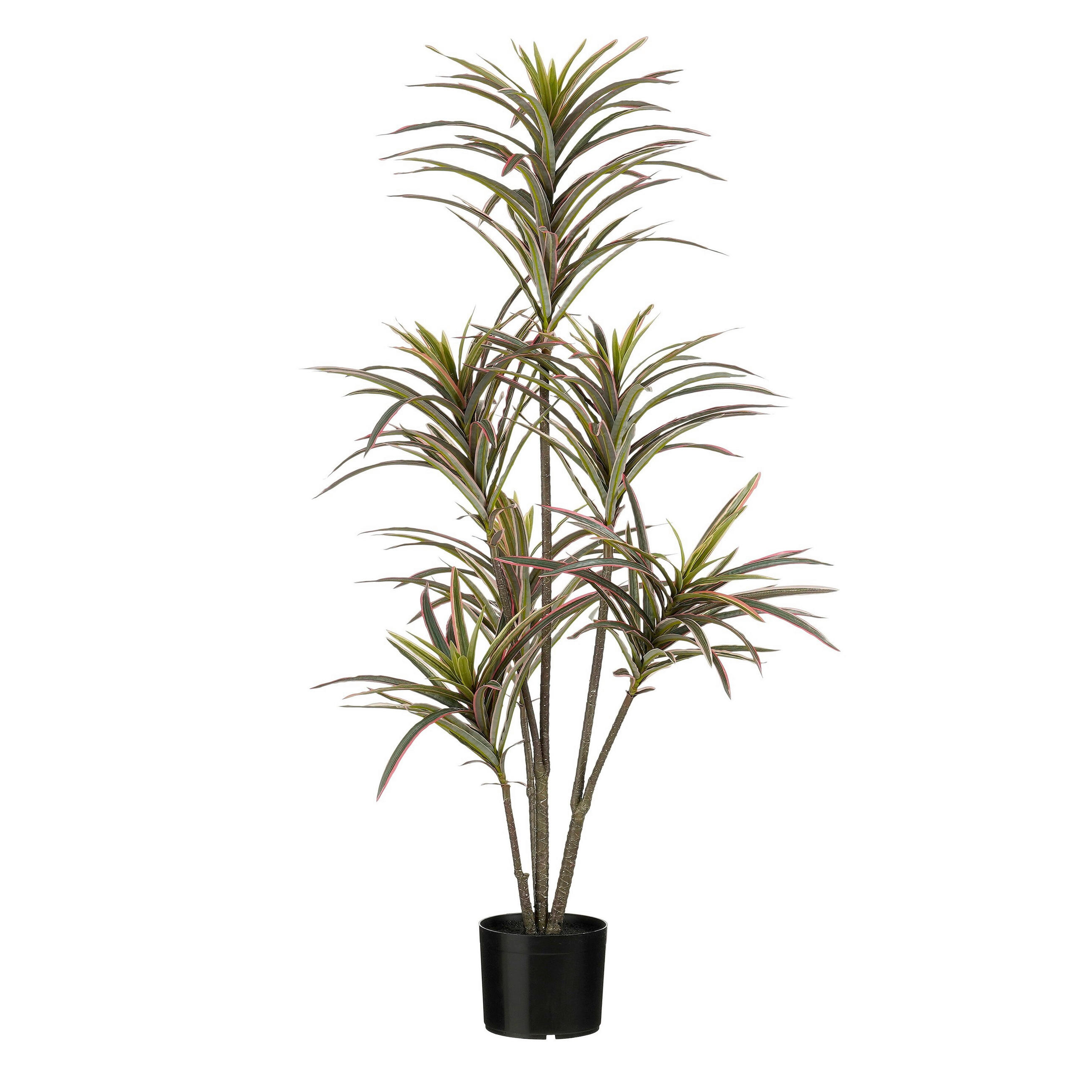 UMĚLÁ ROSTLINA  - červená, Basics, plast (45/45/120cm)