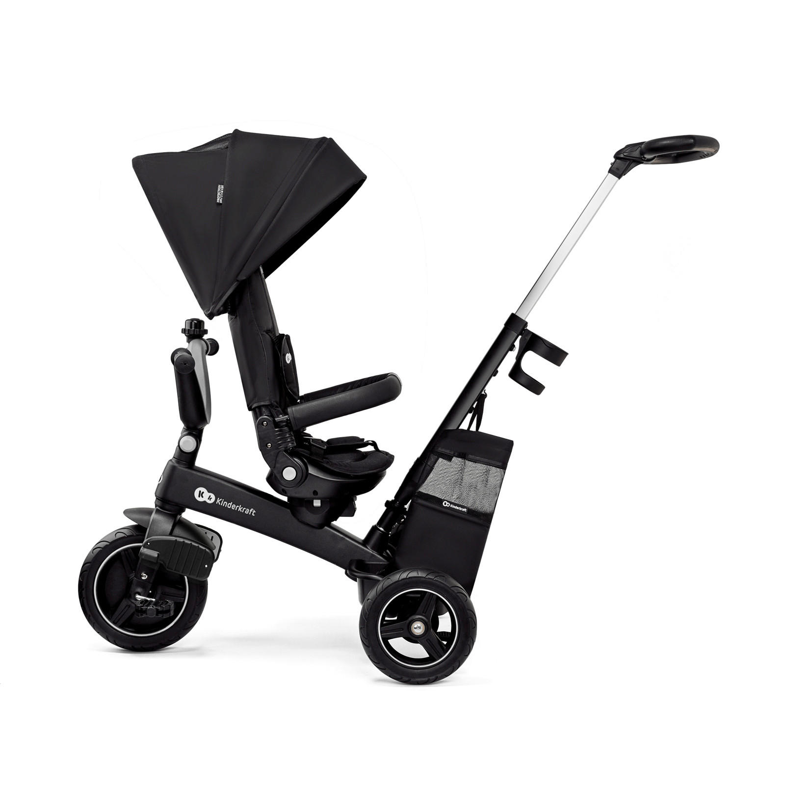 DREIRAD Easytwist  - Schwarz, Basics, Kunststoff/Textil (34/107/122cm) - kinderkraft