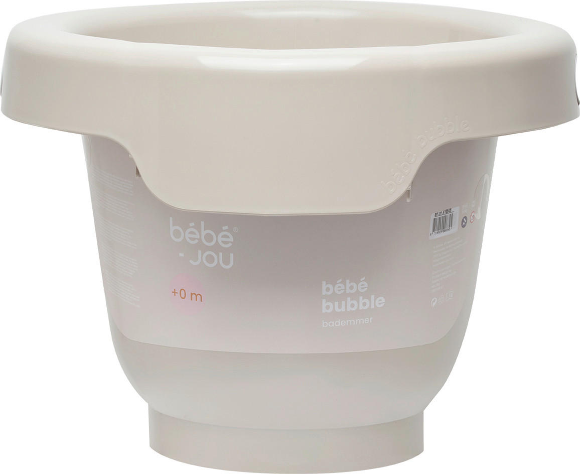 BABYBADEEIMER  - Taupe, Basics, Kunststoff (46/46/35cm) - Bebe Jou