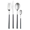 BESTECKSET SUSHI PRO 24-teilig Stahl  - Edelstahlfarben/Schwarz, Basics, Kunststoff/Metall (25,5/7/5,3cm) - Pintinox