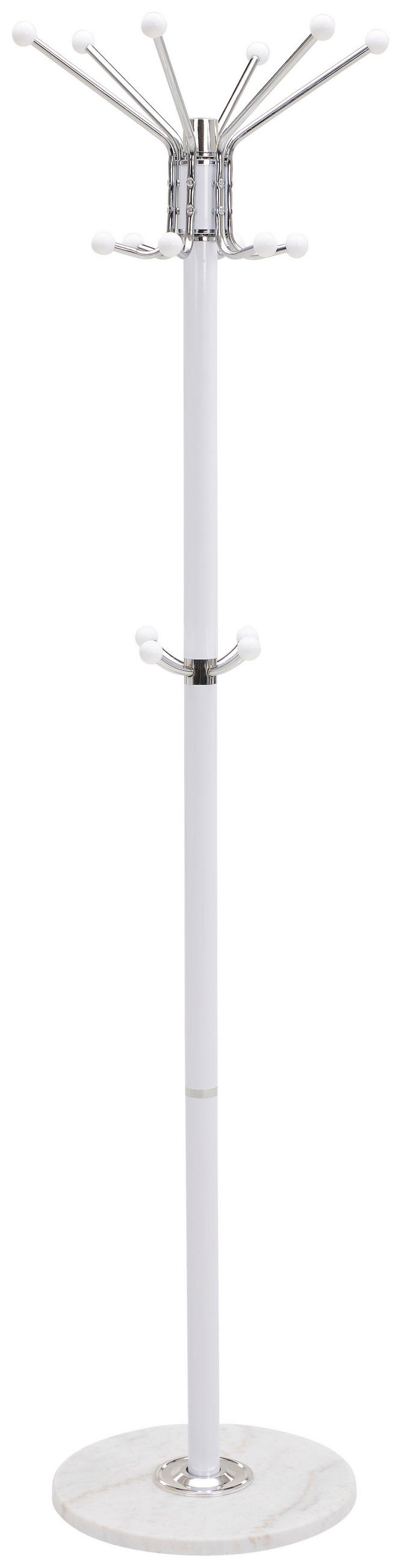 RUHAÁLLVÁNY fehér 37/172/37 cm   - fehér, Basics, műanyag/kő (37/172/37cm) - Carryhome