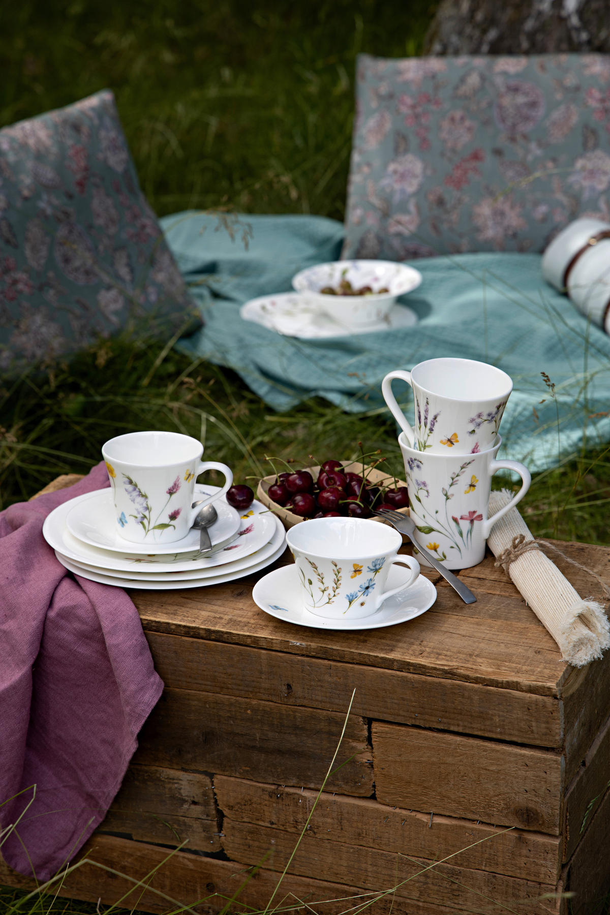 KAFFEESERVICE NORA SPRING VIBES 6-teilig  - Multicolor, Basics, Keramik - Hutschenreuther