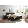 BOXSPRINGBETT 180/200 cm,  in Dunkelbraun  - Dunkelbraun/Schwarz, Design, Holzwerkstoff/Kunststoff (180/200cm) - Xora