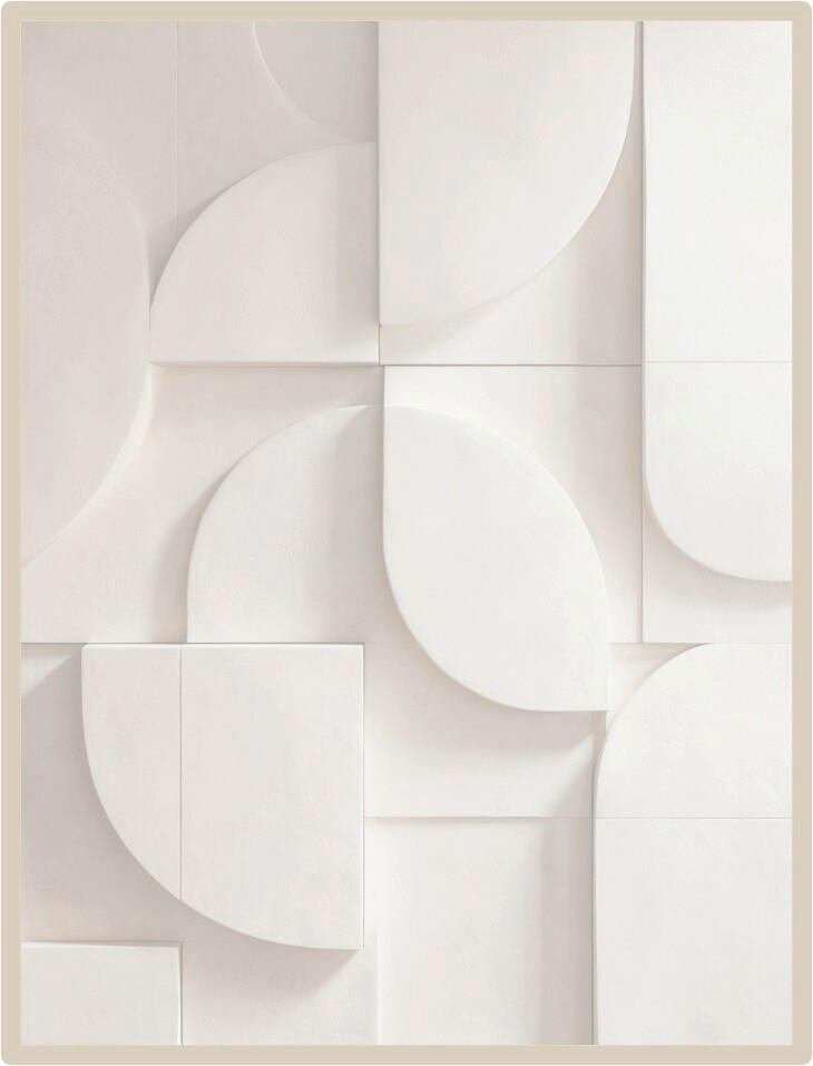 AKUSTIKBILD Abstraktes 90/120 cm  - Multicolor, Basics, Holz (90/120cm) - Euroart