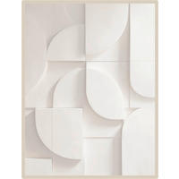 AKUSTIKBILD Abstraktes 90/120 cm  - Multicolor, Basics, Holz (90/120cm) - Euroart