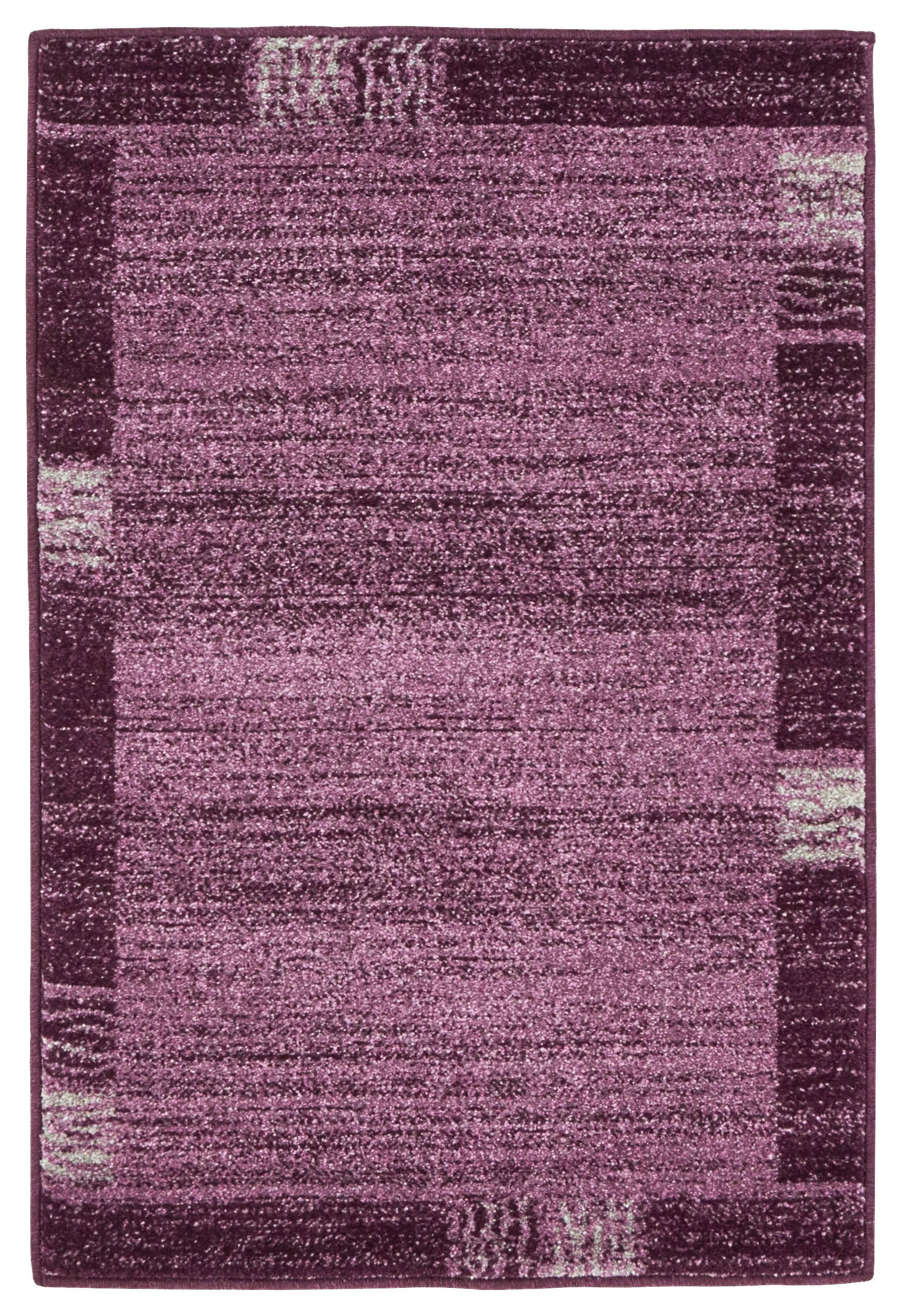 WEBTEPPICH  95/65 cm  Lila   - Lila, Basics, Textil (95/65cm)