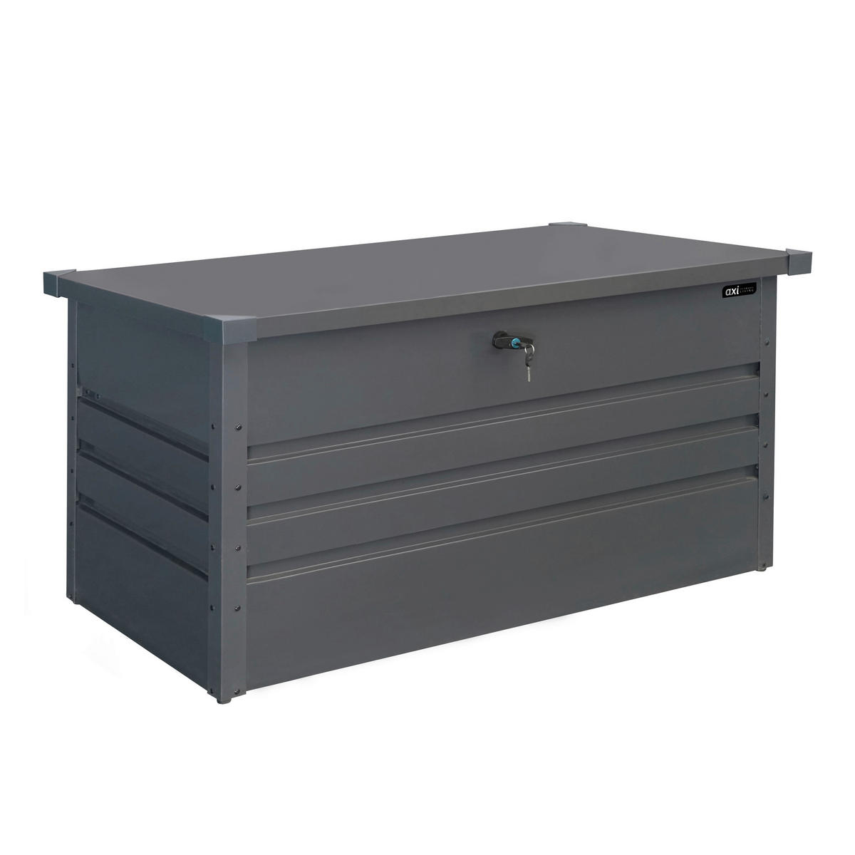 BOX NA VANKÚŠE 132/60/62 cm   - antracitová, Basics, kov (132/60/62cm) - Ambia Garden