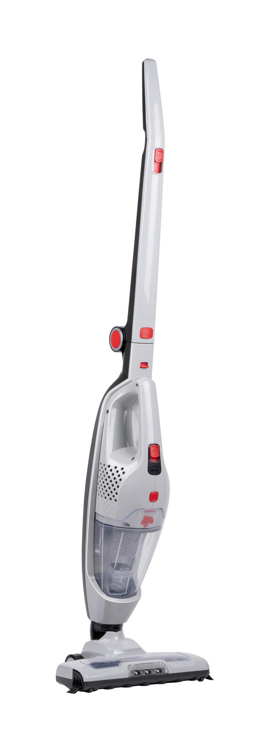 BODENSTAUBSAUGER DD9007  - Hellrot/Hellgrau, Basics, Kunststoff (17.8/28.5/110cm) - Dirt Devil