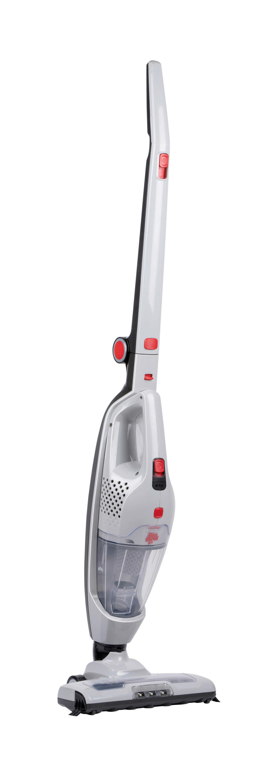 BODENSTAUBSAUGER DD9007  - Hellrot/Hellgrau, Basics, Kunststoff (17.8/28.5/110cm) - Dirt Devil