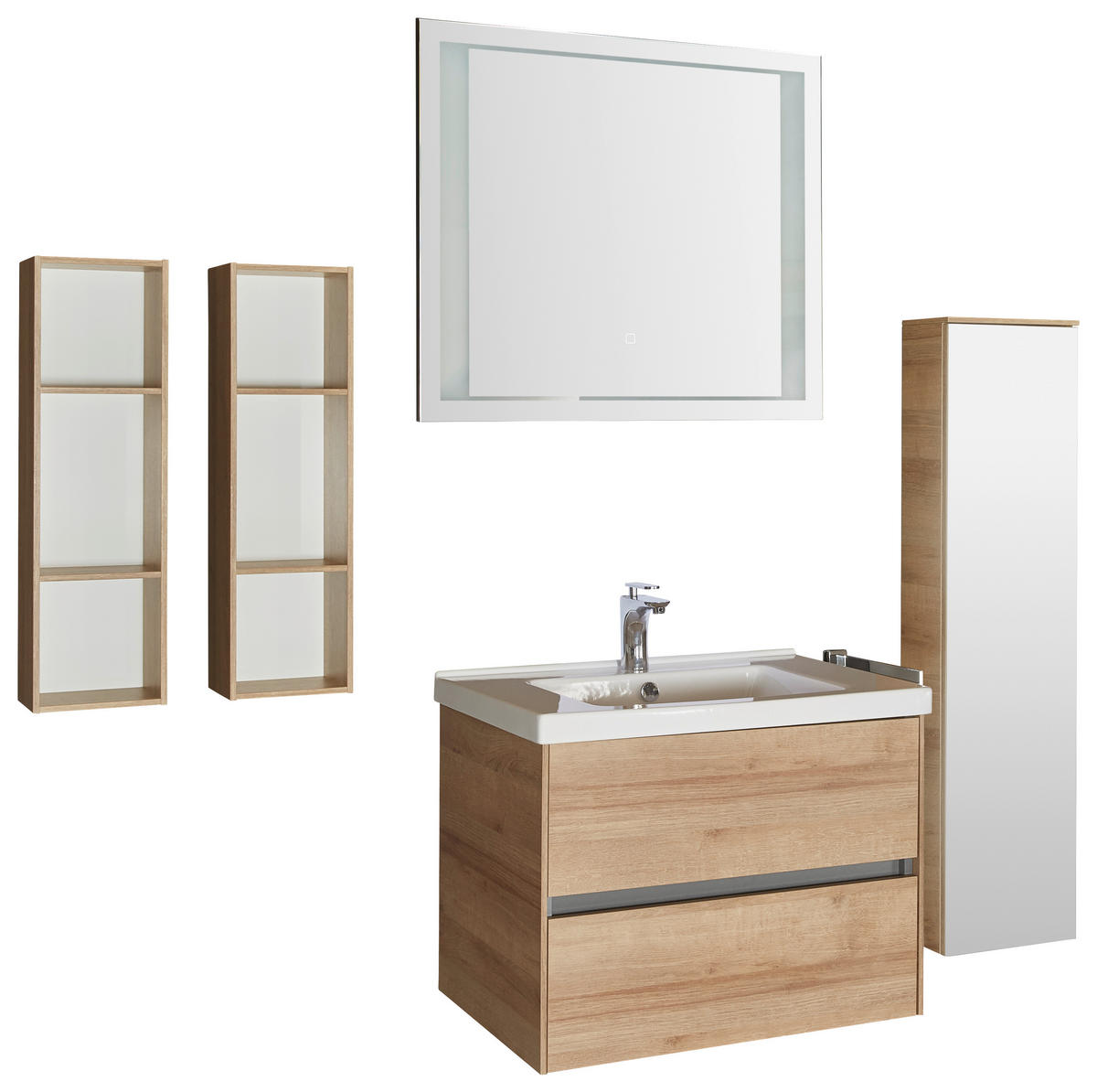 KÚPEĽŇA farba duba - biela/farba duba, Design, kompozitné drevo/sklo (71cm) - Dieter Knoll