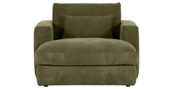 XXL-SESSEL - Dunkelgrün/Schwarz, ROMANTIK / LANDHAUS, Kunststoff/Textil (120/67/140cm) - Landscape