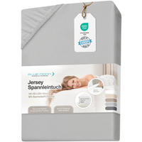 SPANNLEINTUCH 90-100/200 cm  - Hellgrau, Basics, Textil (90-100/200cm)