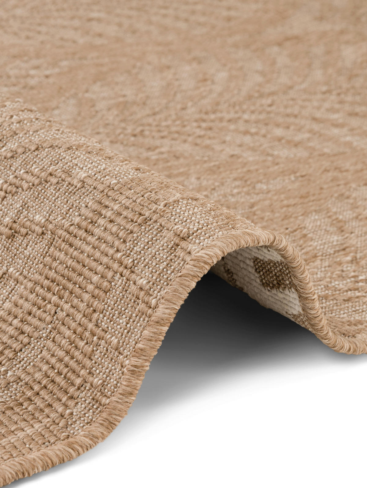 LÄUFER 80/250 cm Duet  - Sandfarben/Weiß, Design, Kunststoff (80/250cm) - Hanse Home