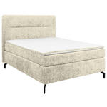 BOXSPRINGBETT 140/200 cm  in Champagner  - Champagner/Schwarz, Design, Textil/Metall (140/200cm) - Esposa