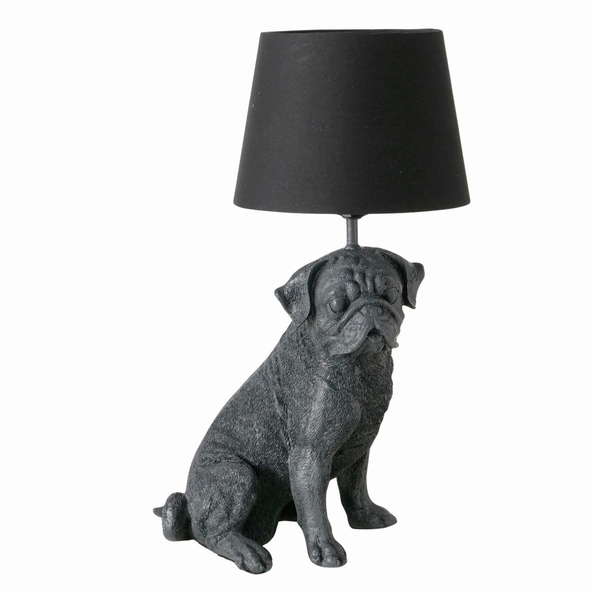 STOLNÍ LAMPA, E27, 25/19/44 cm - černá, Basics, plast (25/19/44cm)