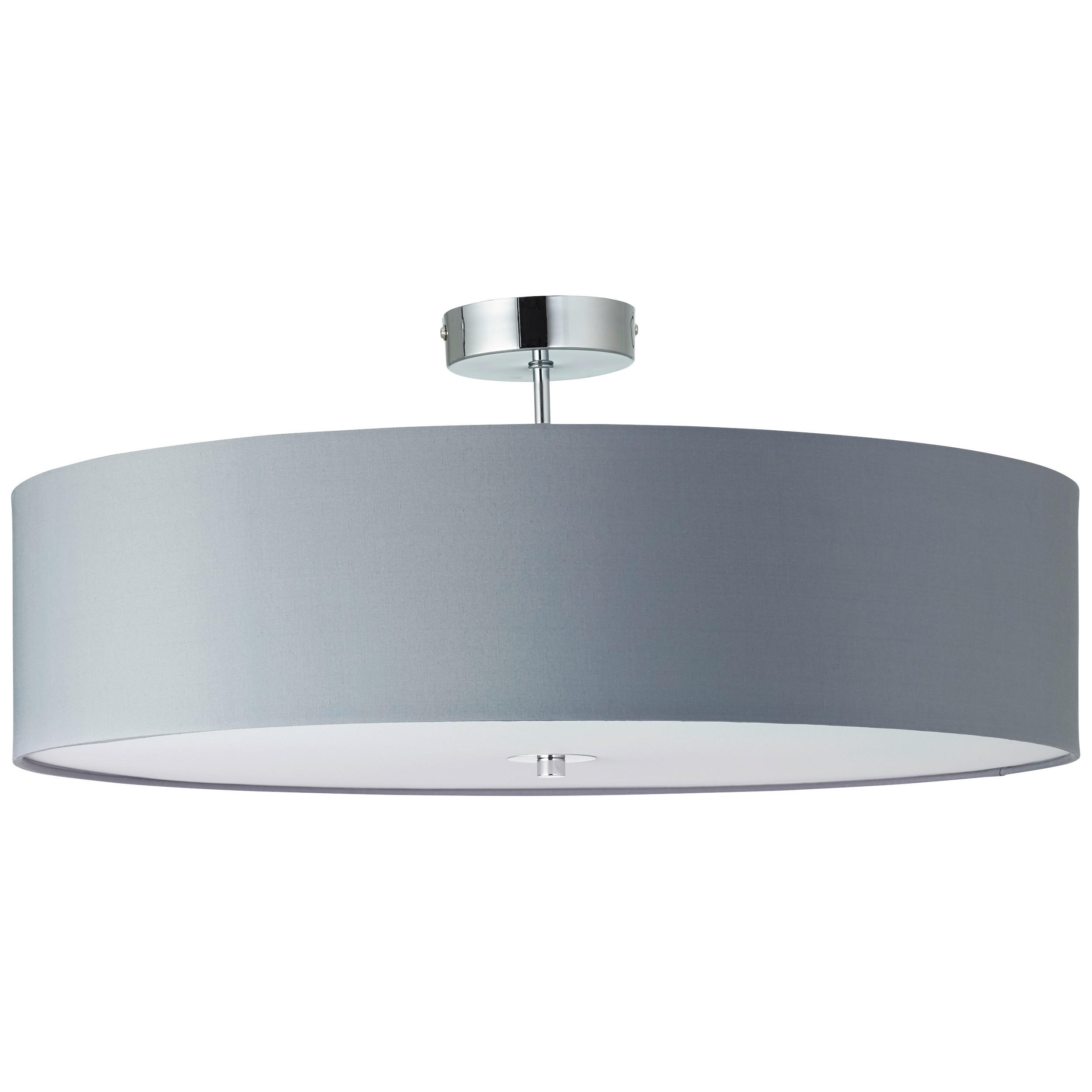 Brilliant Deckenleuchte Andria Chrom, Hellgrau 60x26.5x60 cm