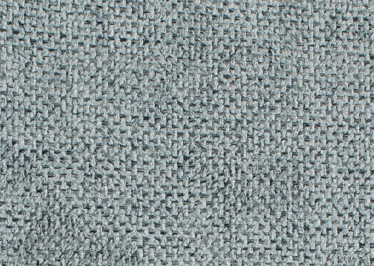 TRAPEZSOFA  in Flachgewebe Graublau  - Graublau/Alufarben, KONVENTIONELL, Textil/Metall (218/107/103cm) - Beldomo Comfort