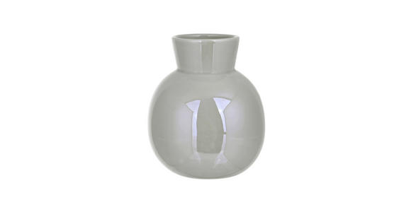 VASE 13.5 cm  - Hellgrau, Basics, Keramik (11,6/13,5cm) - Ambia Home