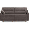 SCHLAFSOFA  mit Typenauswahl, Fußauswahl, Stoffauswahl, Liegefunktion, Sitzqualitäten, Schlafen auf Sitzhöhe, Hocker erhältlich, Rückenfutter Chenille Schlammfarben  - Schlammfarben/Buchefarben, KONVENTIONELL, Holz/Textil (184/88/91cm) - Sedda
