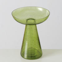 VASE  - Hellgrün, Basics, Glas (16/20cm) - Boltze Home