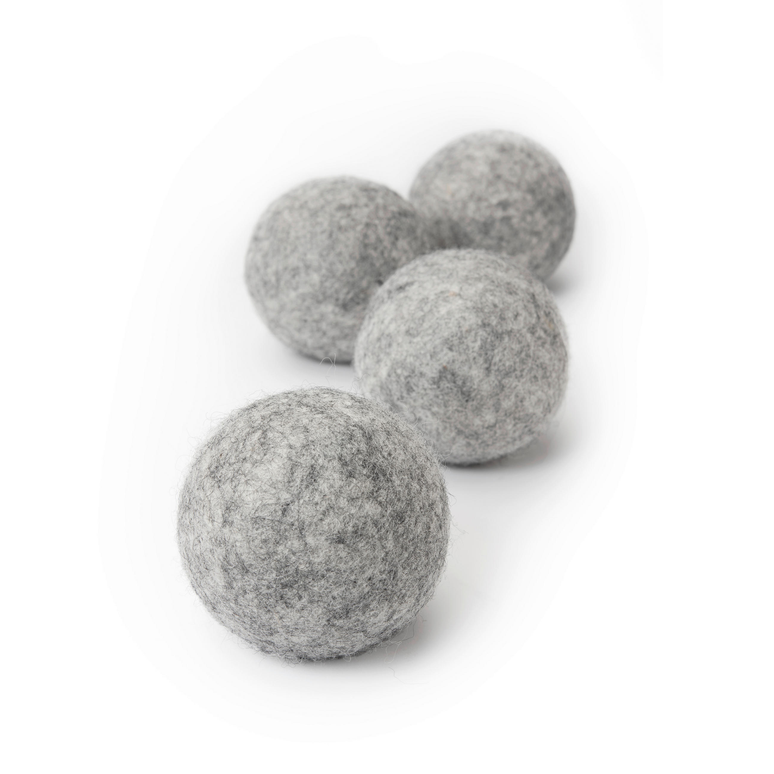 TROCKNERBÄLLE  - Grau, Basics, Textil (7.5/7.5/7.5cm)