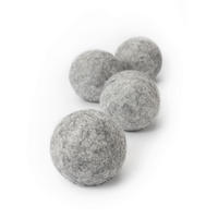 TROCKNERBÄLLE  - Grau, Basics, Textil (7.5/7.5/7.5cm)