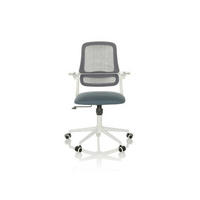 DREHSTUHL  in Flachgewebe Grau  - Weiß/Grau, MODERN, Kunststoff/Textil (57/92 - 102/53cm) - MID.YOU