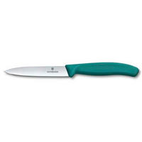 GEMÜSEMESSER Swiss Classic  - Silberfarben/Grün, Basics, Kunststoff/Metall (21.2/2.3/1,2cm) - Victorinox