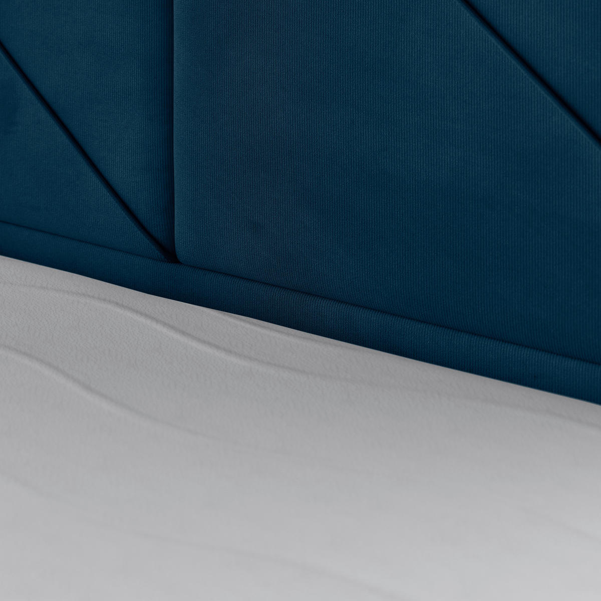 BOXSPRINGBETT 180/200 cm  in Blau  - Blau, MODERN, Holz/Kunststoff (180/200cm) - MID.YOU