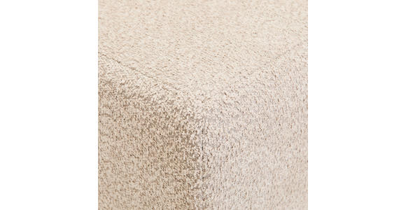HOCKER in Textil Beige  - Beige/Schwarz, KONVENTIONELL, Textil/Metall (99/46/77cm) - Carryhome