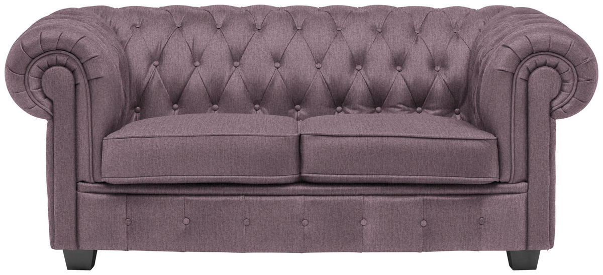 CHESTERFIELD SOFA boja sleza  - boja sleza/vendž, Lajfstajl, tekstil/drvo (180/76,5/96cm) - Landscape