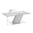 COUCHTISCH in Holz, Metall 115/65/45 cm  - Edelstahlfarben/Buchefarben, Natur, Holz/Metall (115/65/45cm) - Valnatura