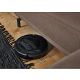 ECKSOFA in Chenille Braun  224/305 cm  - Schwarz/Braun, Design, Textil/Metall (224/305cm) - Dieter Knoll