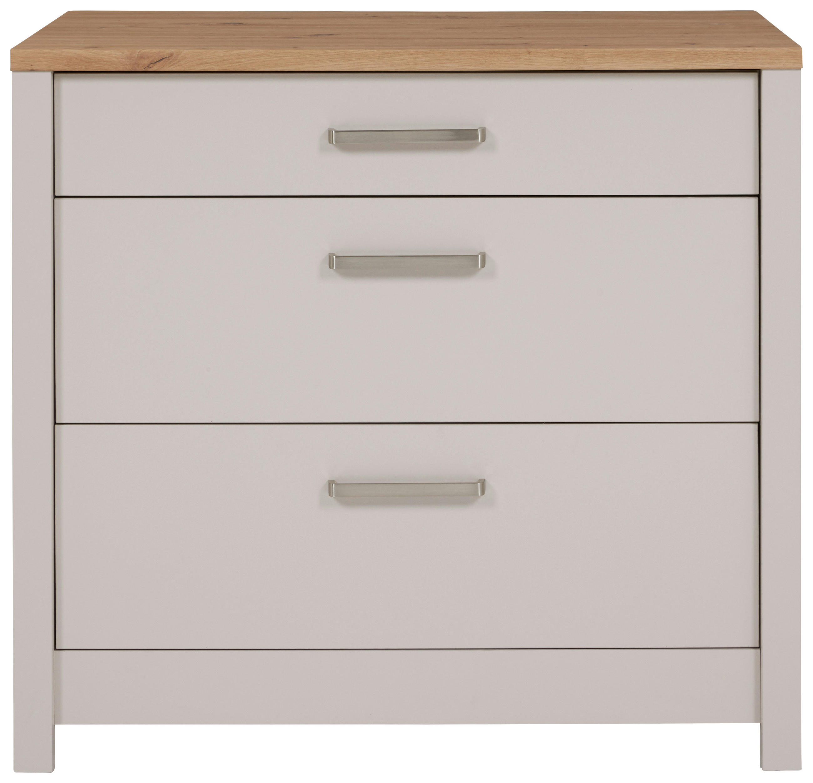 Thumbnail - home24 Schubkastenunterschrank Sardegna, Kaschmir, Eiche Artisan, Metall, 3 Schublade(n) Schubladen, einzeln stellbar, 1...