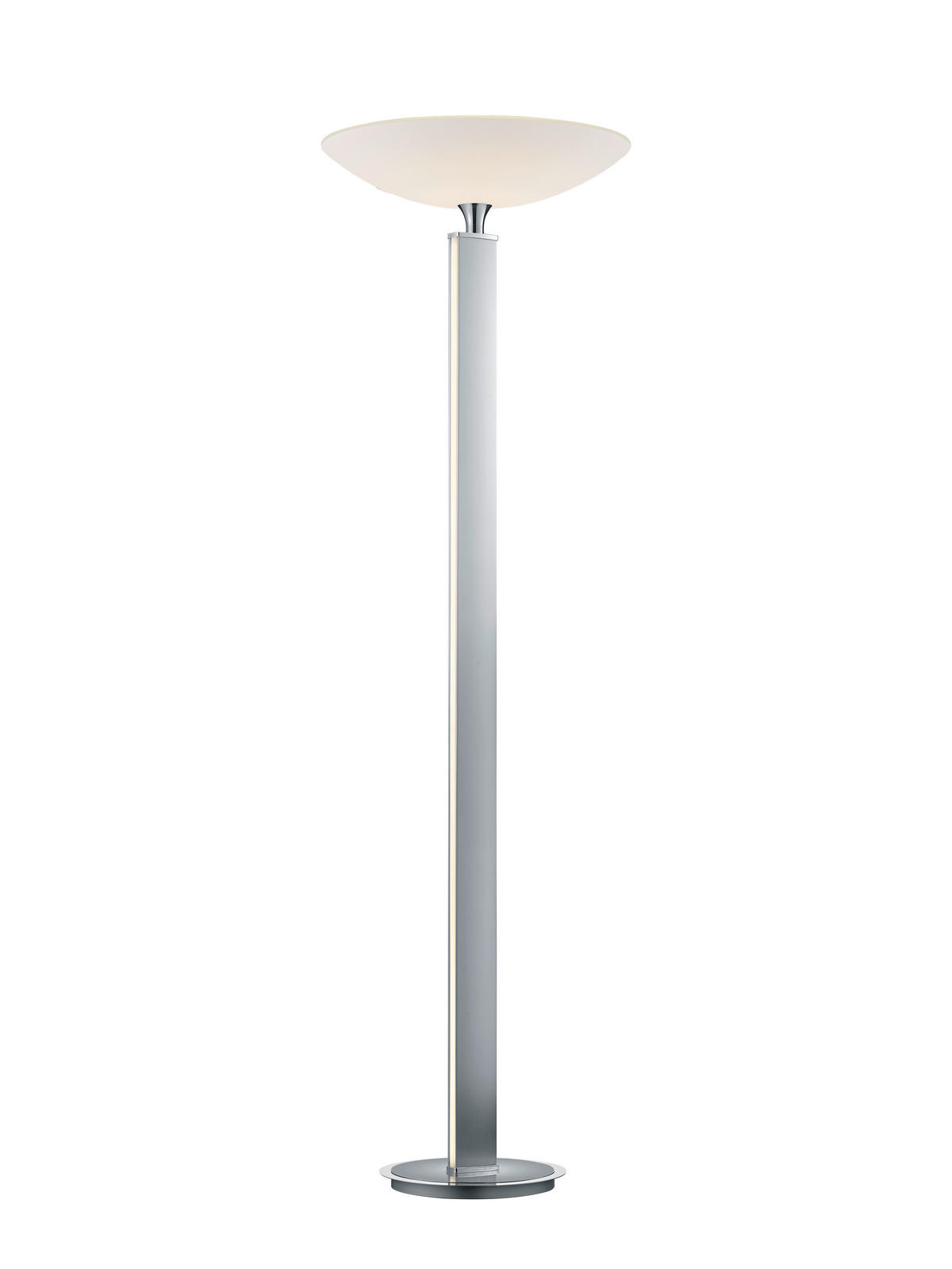 LED-DECKENFLUTER 53/179 cm    - Weiß, Design, Glas/Metall (53/179cm) - Bankamp