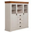 HIGHBOARD 140/147/43 cm - Weiß/Kieferfarben, ROMANTIK / LANDHAUS, Glas/Holz (140/147/43cm) - Landscape HIGHBOARD 140/147/43 cm - Weiß/Kieferfarben, ROMANTIK / LANDHAUS, Glas/Holz (140/147/43cm) - Landscape