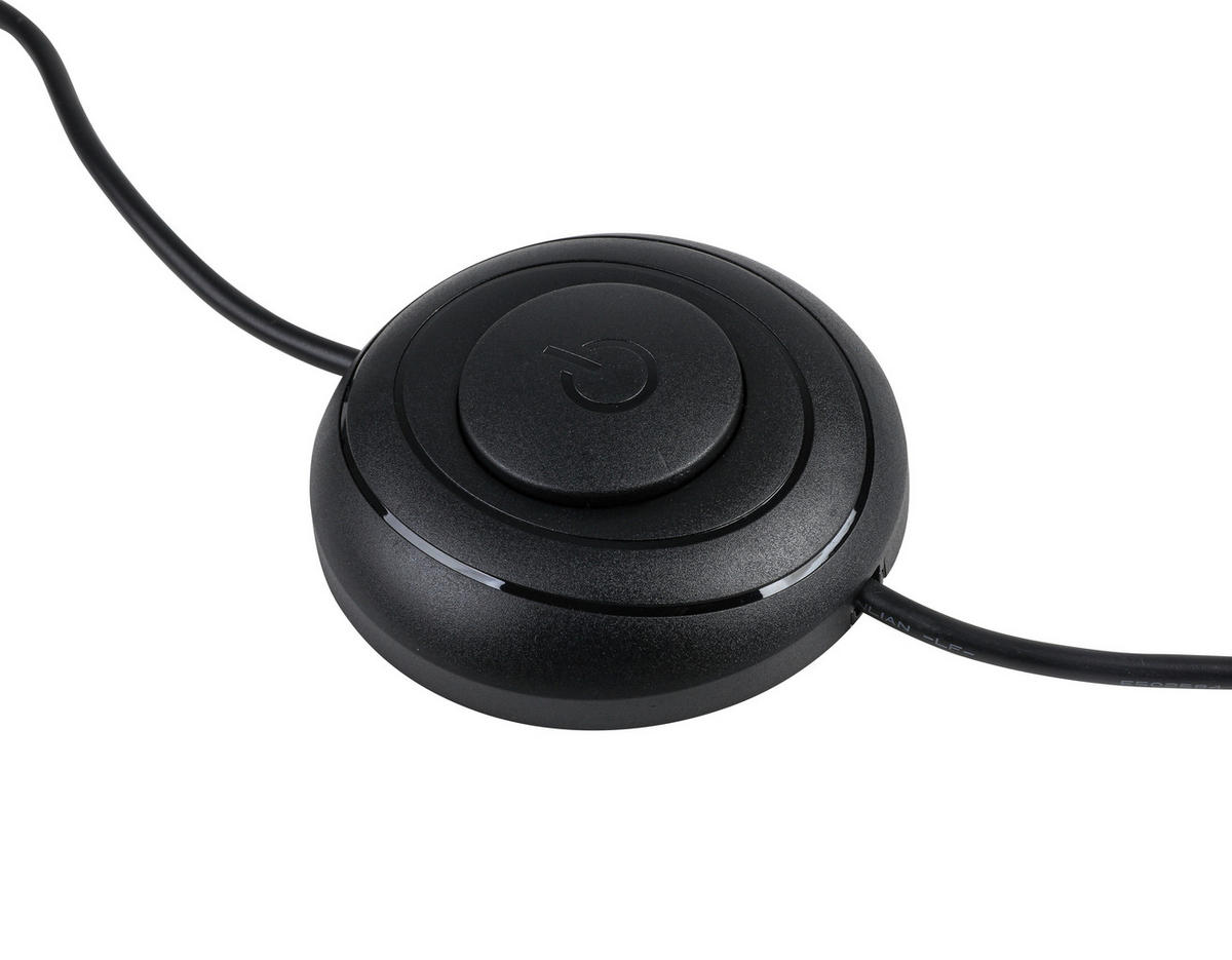 STOJACÍ LED SVÍTIDLO, 15/80 cm  - bílá/černá, Design, kov/plast (15/80cm) - Dieter Knoll