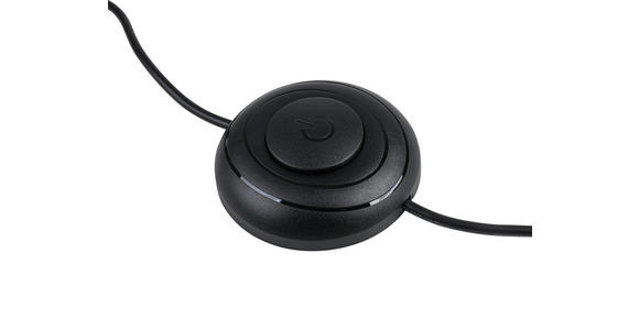 LED-STEHLEUCHTE Skulpture 17,5/100 cm   - Schwarz/Weiß, Design, Kunststoff/Metall (17,5/100cm) - Dieter Knoll