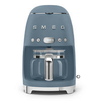 FILTERKAFFEEMASCHINE  - Graublau, Basics, Glas/Metall (24,5/36,1/25,6cm) - SMEG