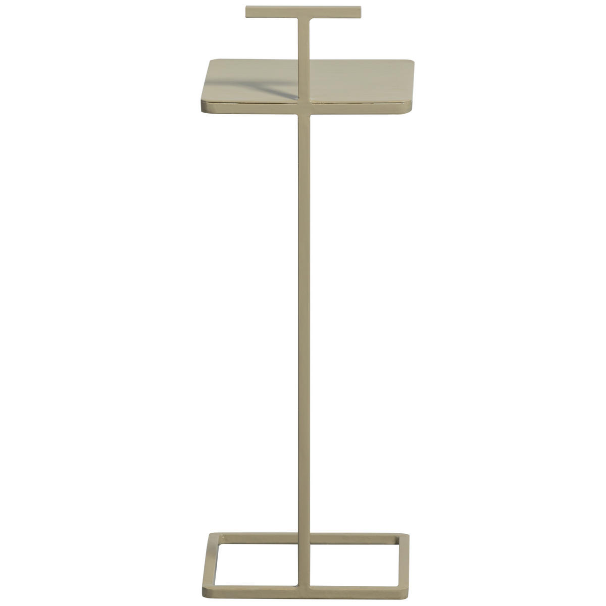 BEISTELLTISCH in Metall 22/22/64 cm  - Sandfarben, Design, Metall (22/22/64cm) - Livetastic