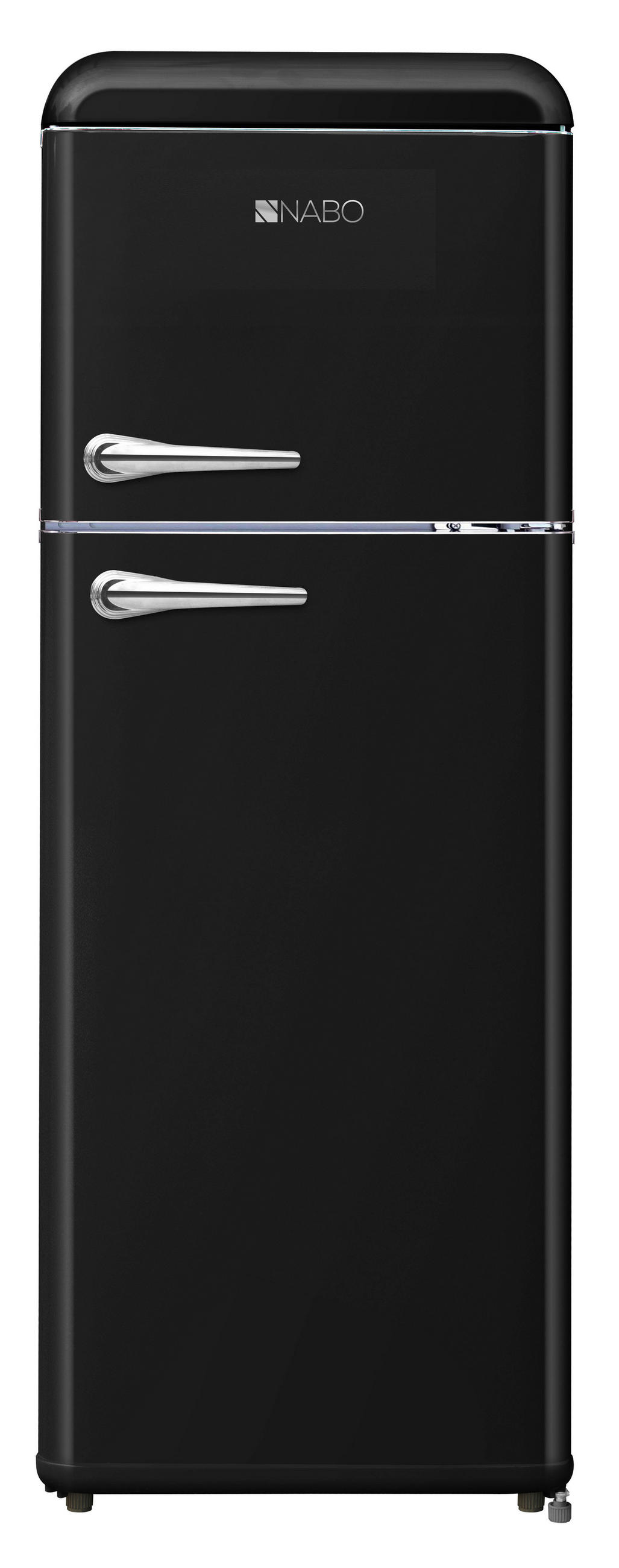 KÜHL-GEFRIER-KOMBINATION KGR 3010  - Schwarz, Basics, Metall (54/147/58cm) - Nabo