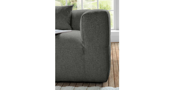 ECKSOFA  in Flachgewebe Schwarz  170/280 cm  - Schwarz, KONVENTIONELL, Kunststoff/Textil (170/280cm) - Carryhome